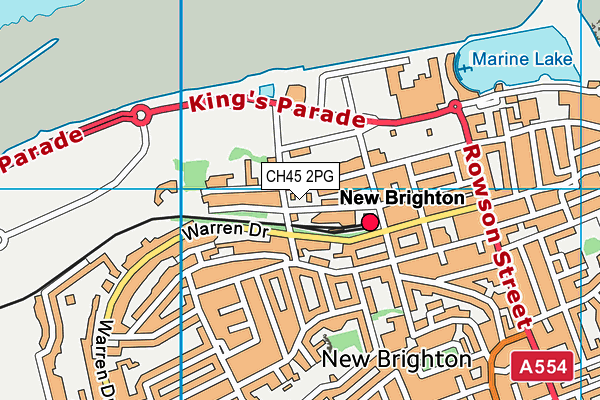 CH45 2PG map - OS VectorMap District (Ordnance Survey)