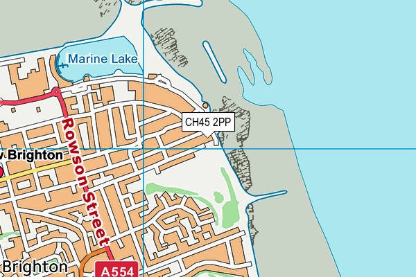 CH45 2PP map - OS VectorMap District (Ordnance Survey)