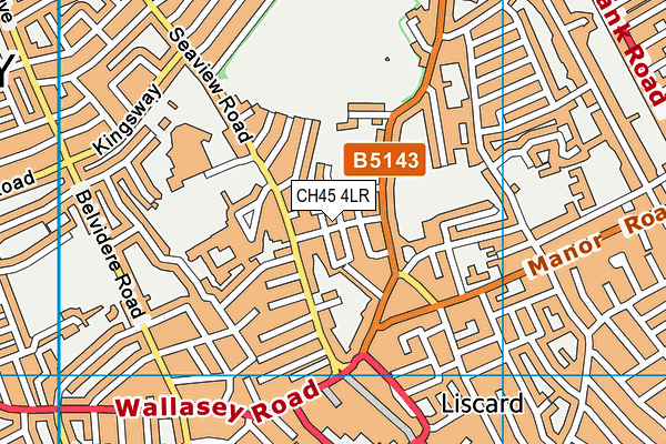 CH45 4LR map - OS VectorMap District (Ordnance Survey)