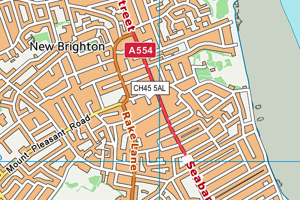 CH45 5AL map - OS VectorMap District (Ordnance Survey)