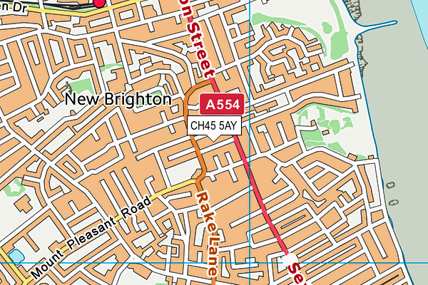 CH45 5AY map - OS VectorMap District (Ordnance Survey)