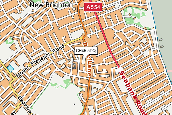 CH45 5DQ map - OS VectorMap District (Ordnance Survey)