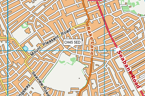 CH45 5ED map - OS VectorMap District (Ordnance Survey)