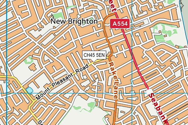 CH45 5EN map - OS VectorMap District (Ordnance Survey)