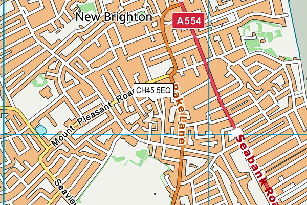 CH45 5EQ map - OS VectorMap District (Ordnance Survey)