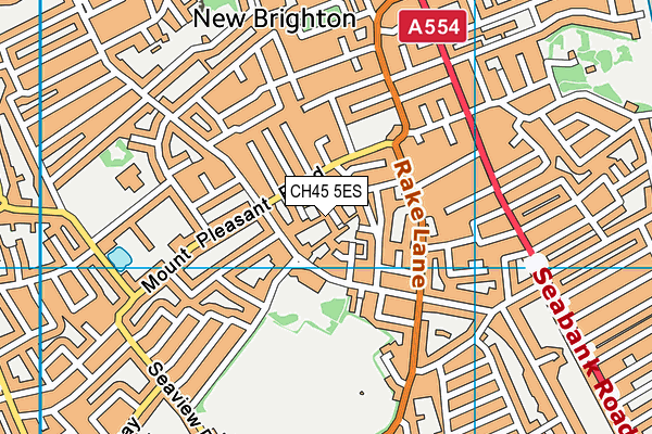 CH45 5ES map - OS VectorMap District (Ordnance Survey)