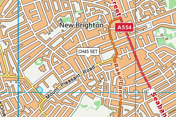 CH45 5ET map - OS VectorMap District (Ordnance Survey)