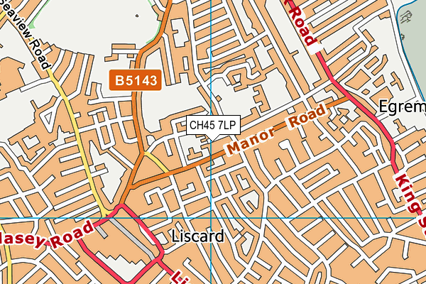 CH45 7LP map - OS VectorMap District (Ordnance Survey)