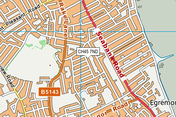 CH45 7ND map - OS VectorMap District (Ordnance Survey)