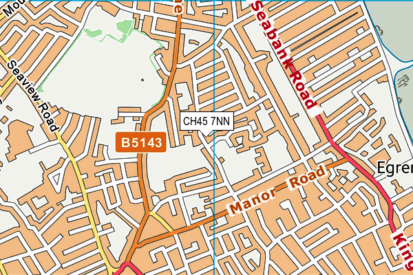 CH45 7NN map - OS VectorMap District (Ordnance Survey)