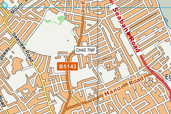 CH45 7NP map - OS VectorMap District (Ordnance Survey)