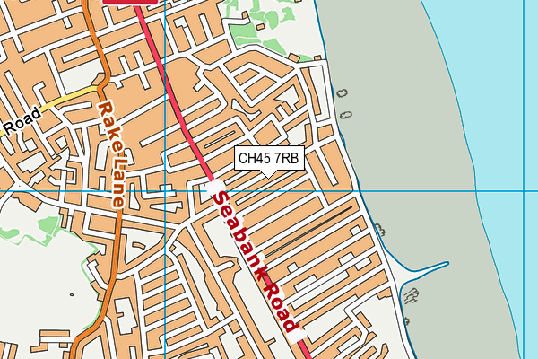 CH45 7RB map - OS VectorMap District (Ordnance Survey)