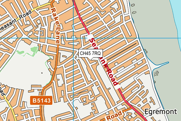 CH45 7RQ map - OS VectorMap District (Ordnance Survey)