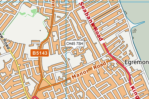 CH45 7SH map - OS VectorMap District (Ordnance Survey)