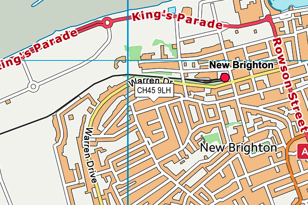 CH45 9LH map - OS VectorMap District (Ordnance Survey)