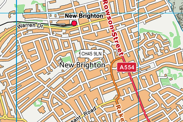 CH45 9LN map - OS VectorMap District (Ordnance Survey)