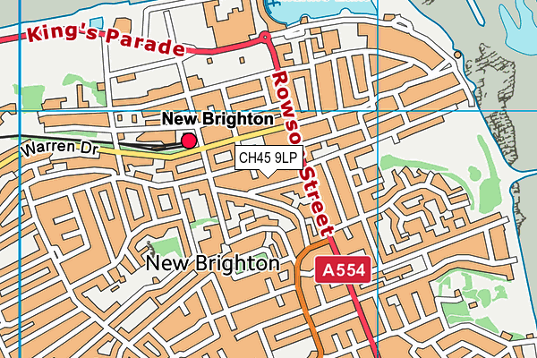 CH45 9LP map - OS VectorMap District (Ordnance Survey)