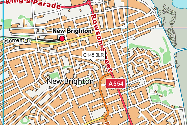 CH45 9LR map - OS VectorMap District (Ordnance Survey)