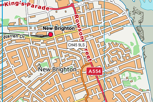 CH45 9LS map - OS VectorMap District (Ordnance Survey)