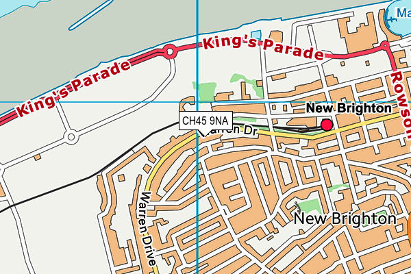 CH45 9NA map - OS VectorMap District (Ordnance Survey)