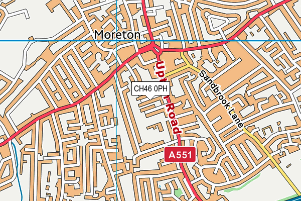 CH46 0PH map - OS VectorMap District (Ordnance Survey)