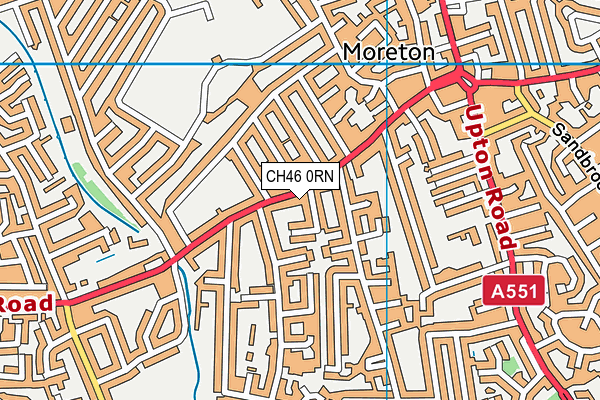 CH46 0RN map - OS VectorMap District (Ordnance Survey)