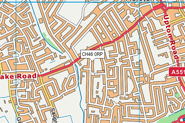 CH46 0RP map - OS VectorMap District (Ordnance Survey)