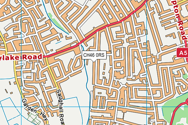 CH46 0RS map - OS VectorMap District (Ordnance Survey)