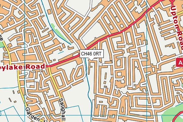 CH46 0RT map - OS VectorMap District (Ordnance Survey)