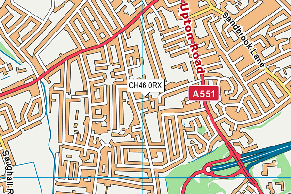 CH46 0RX map - OS VectorMap District (Ordnance Survey)