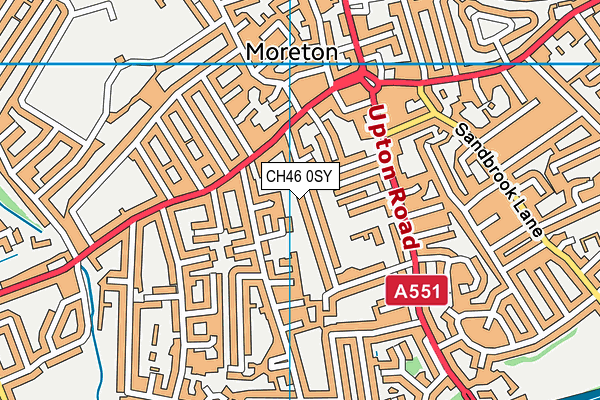 CH46 0SY map - OS VectorMap District (Ordnance Survey)