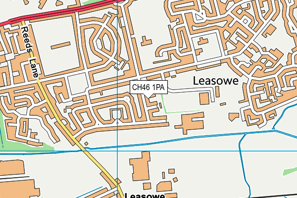 CH46 1PA map - OS VectorMap District (Ordnance Survey)