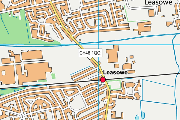 CH46 1QQ map - OS VectorMap District (Ordnance Survey)