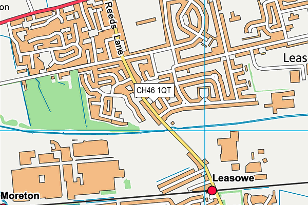 CH46 1QT map - OS VectorMap District (Ordnance Survey)