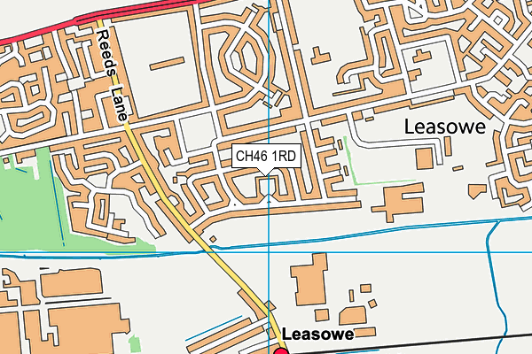 CH46 1RD map - OS VectorMap District (Ordnance Survey)