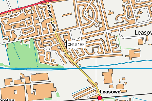 CH46 1RF map - OS VectorMap District (Ordnance Survey)