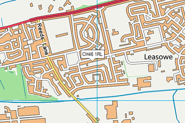 CH46 1RL map - OS VectorMap District (Ordnance Survey)