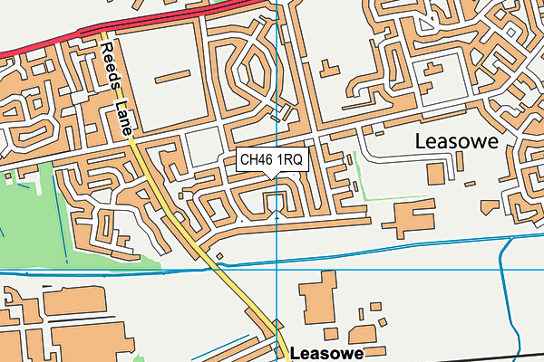 CH46 1RQ map - OS VectorMap District (Ordnance Survey)