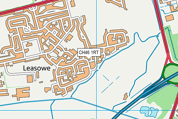 CH46 1RT map - OS VectorMap District (Ordnance Survey)