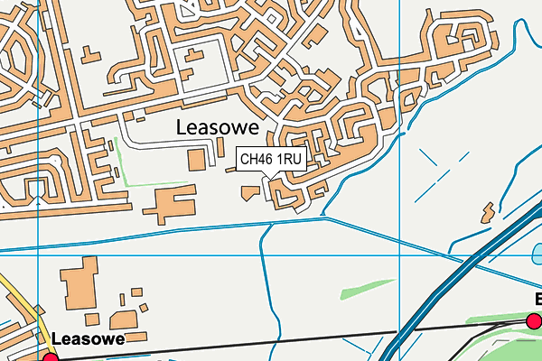 Leasowe Primary School map (CH46 1RU) - OS VectorMap District (Ordnance Survey)
