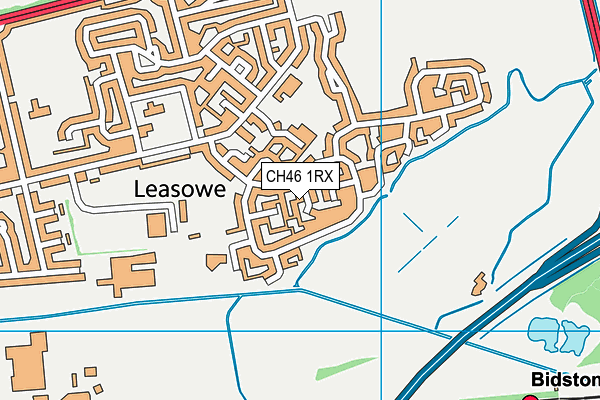 CH46 1RX map - OS VectorMap District (Ordnance Survey)