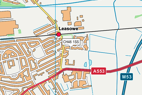 CH46 1SS map - OS VectorMap District (Ordnance Survey)