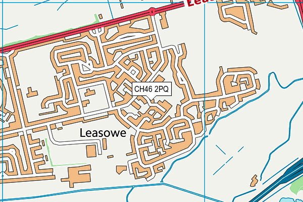 CH46 2PQ map - OS VectorMap District (Ordnance Survey)