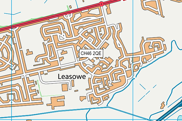 CH46 2QE map - OS VectorMap District (Ordnance Survey)