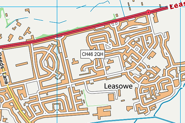 CH46 2QH map - OS VectorMap District (Ordnance Survey)