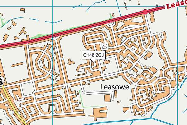 CH46 2QJ map - OS VectorMap District (Ordnance Survey)