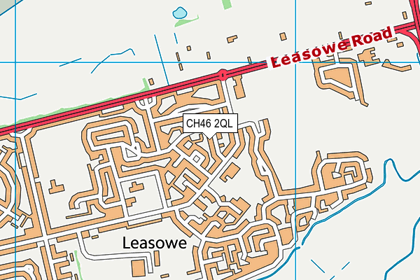 CH46 2QL map - OS VectorMap District (Ordnance Survey)