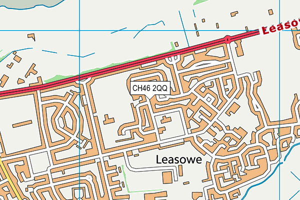 CH46 2QQ map - OS VectorMap District (Ordnance Survey)