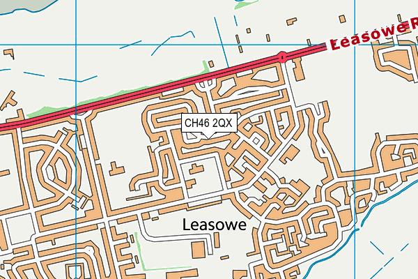 CH46 2QX map - OS VectorMap District (Ordnance Survey)