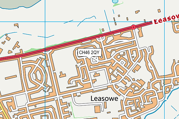 CH46 2QY map - OS VectorMap District (Ordnance Survey)